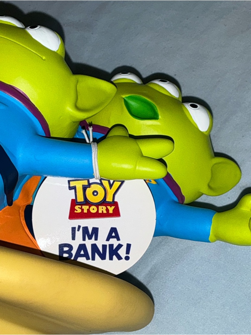 The Claw Green Alien Toy Coin Bank Blue Outfit Standing - Picture 7 of 16